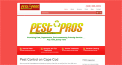 Desktop Screenshot of capecodpestpros.com